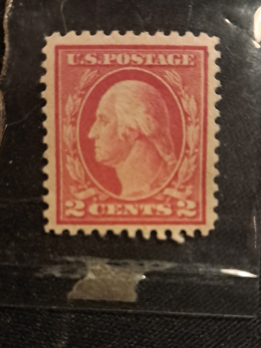 Vintage U.S. Postage 2 Cent Stamp - Red
